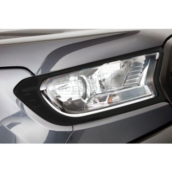 Black Head Light Garnish for Ford Ranger