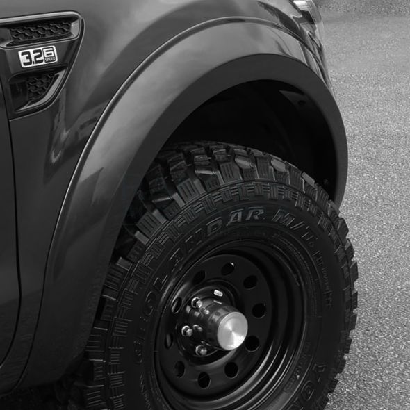 Ford Ranger 2012-2016 70mm Wheel Arches - Black or Grey