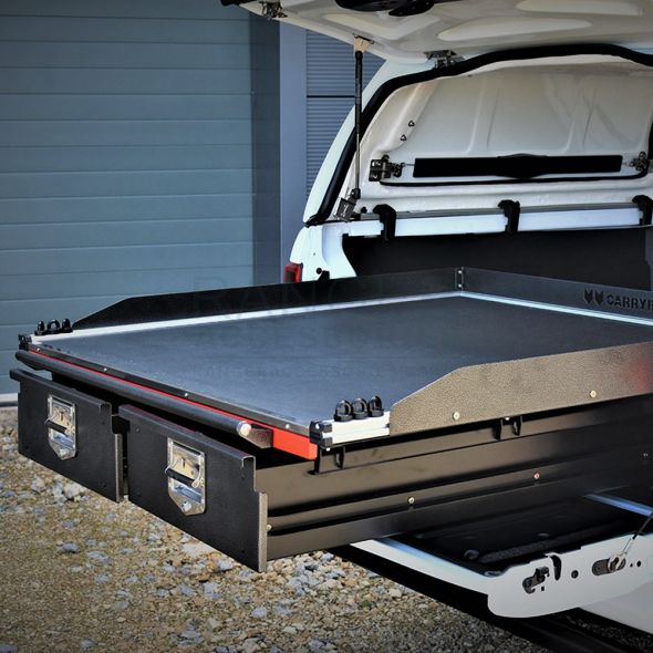 Ford Ranger 2019-2022 Alloy Sliding Deck with Twin Drawer System