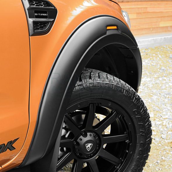 Ford Ranger 2019-2022 Sport XV-R Wheel Arches - Matt Black