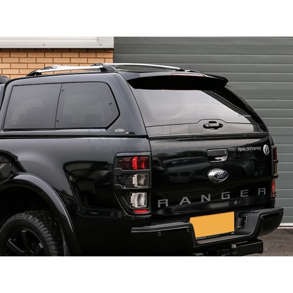 Ford Ranger double cab fitted with Alpha GSE hard top in black