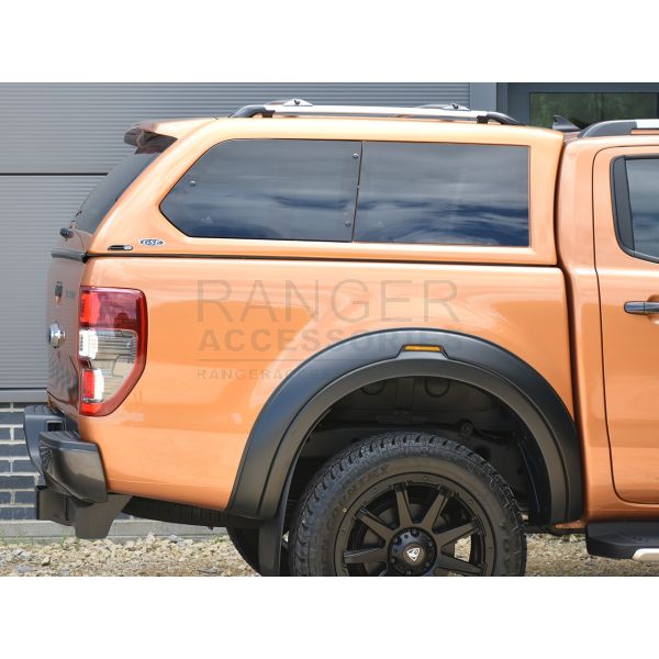 Ford Ranger double cab fitted with Alpha GSE hard top in sabre orange