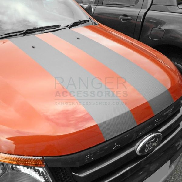 Ford Ranger fitted with graphite styling twin stripes