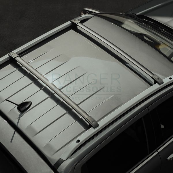 Ford Ranger Wildtrak 2023- Black Cross Bars for Roof Rails