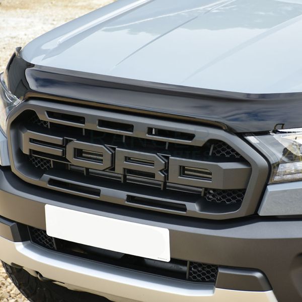 Ford Ranger Raptor Dark Smoke Bonnet Guard