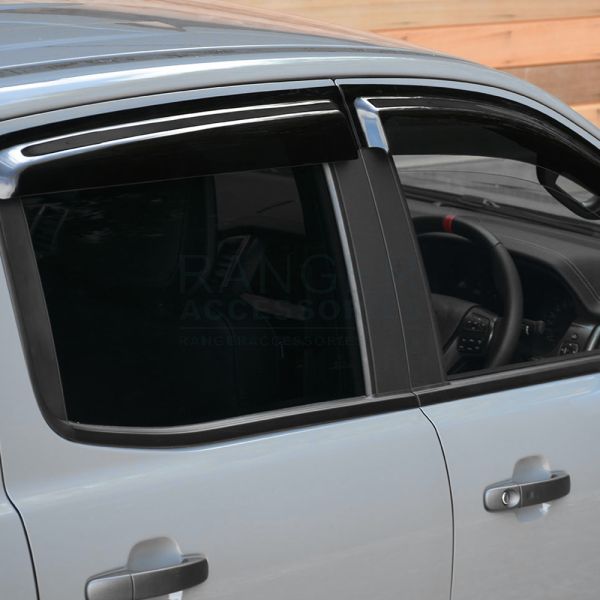 Ford Raptor 2019-2022 Set of 4 Dark Smoke Wind Deflectors